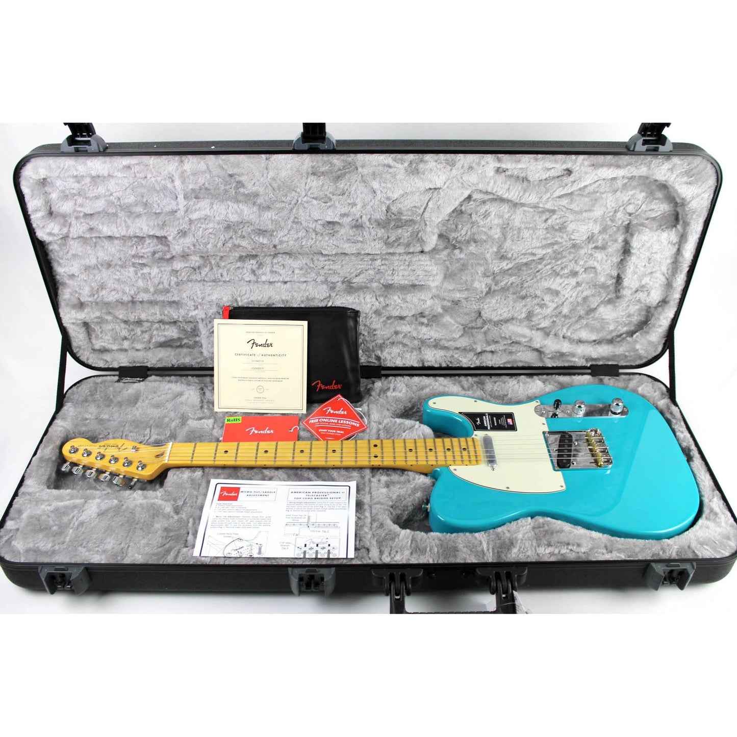 Fender American Professional II Telecaster - Miami Blue with Maple Fingerboard - Leitz Music-885978657667-0113942719