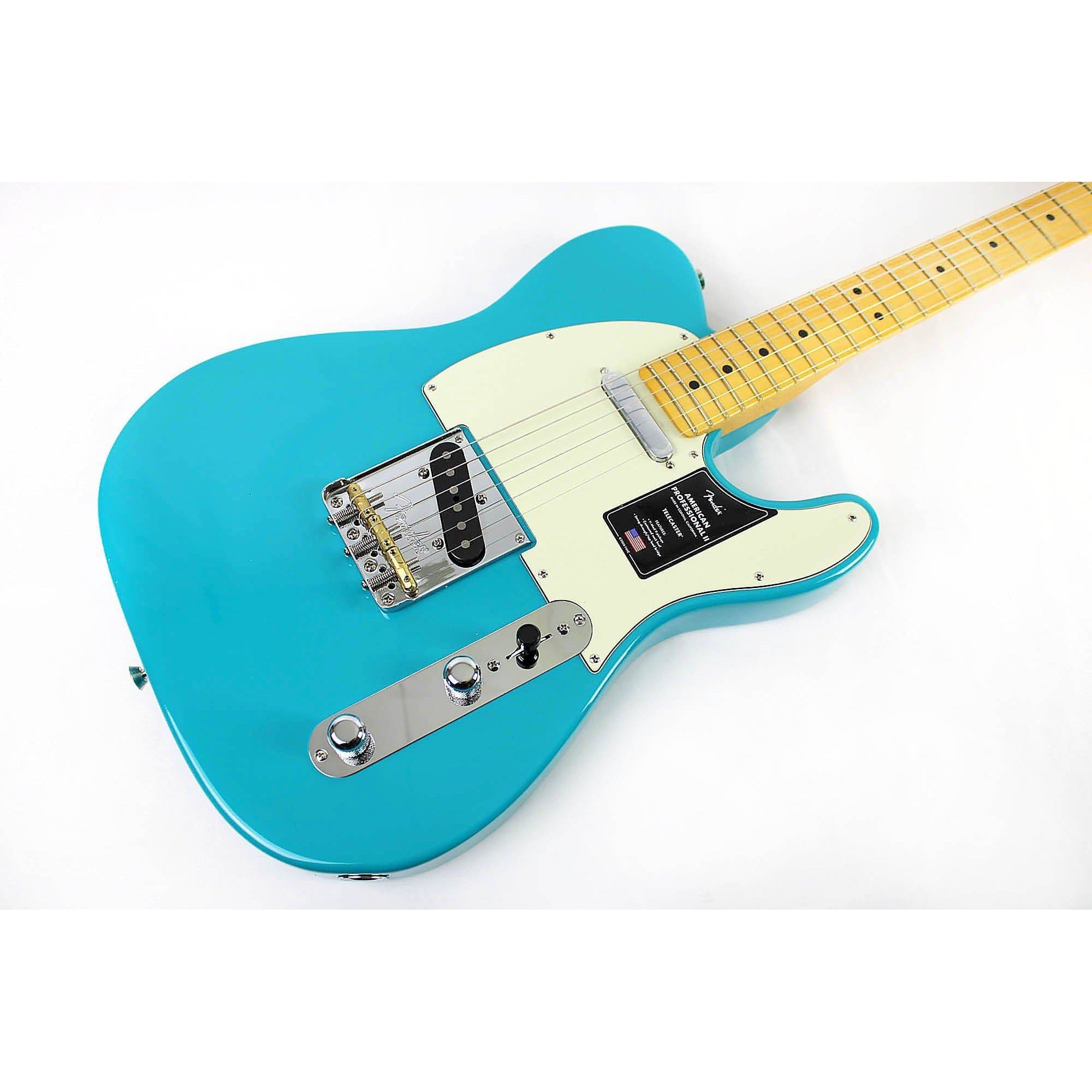 Fender American Professional II Telecaster - Miami Blue with Maple  Fingerboard