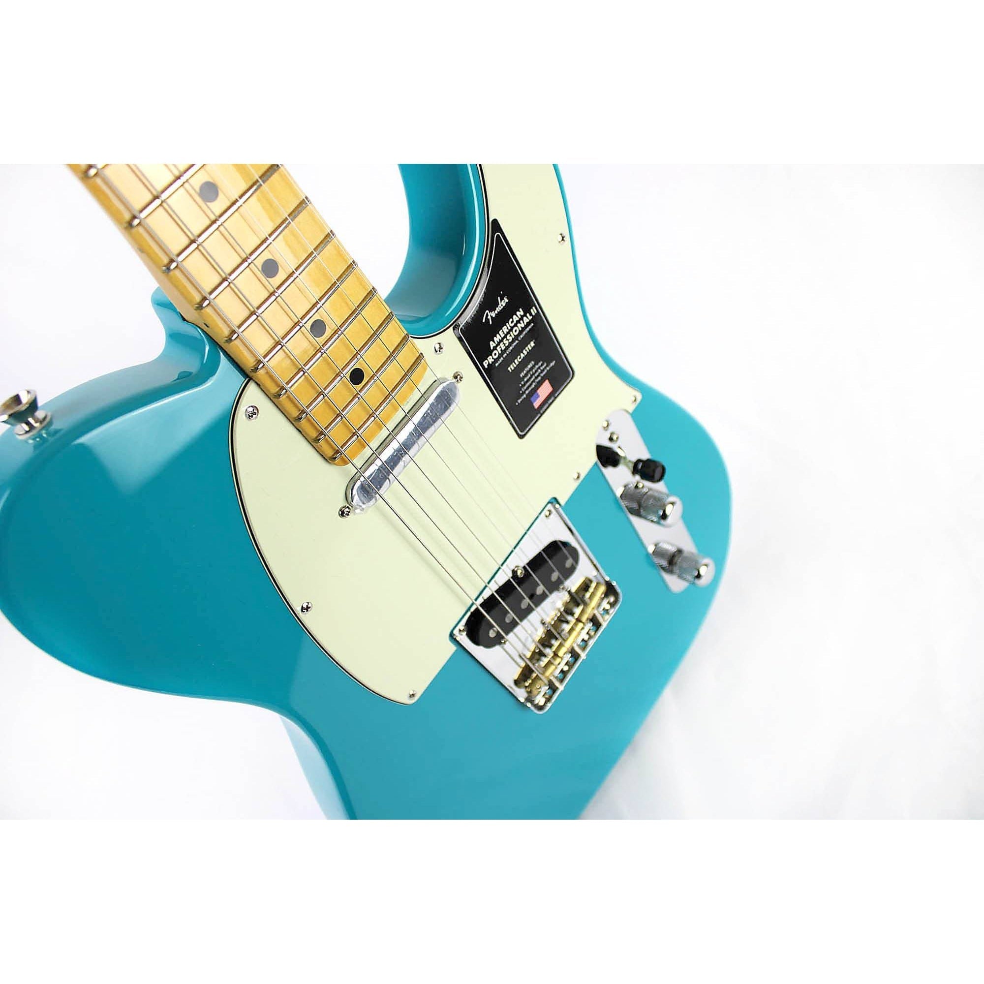 Fender American Professional II Telecaster - Miami Blue with Maple  Fingerboard - Leitz Music