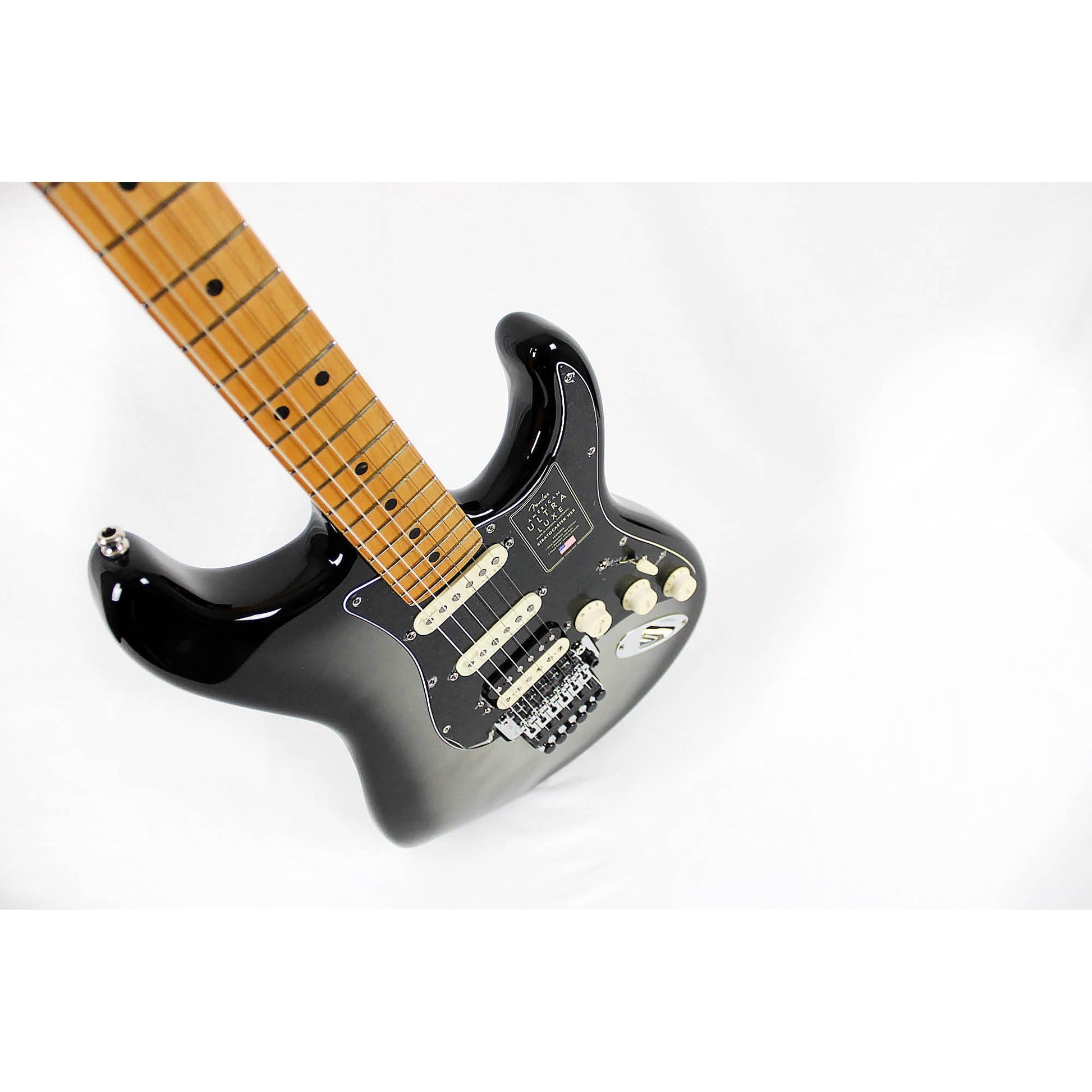 Fender American Ultra Luxe Stratocaster Floyd Rose HSS - Silverburst - Leitz Music-885978563685-0118072791