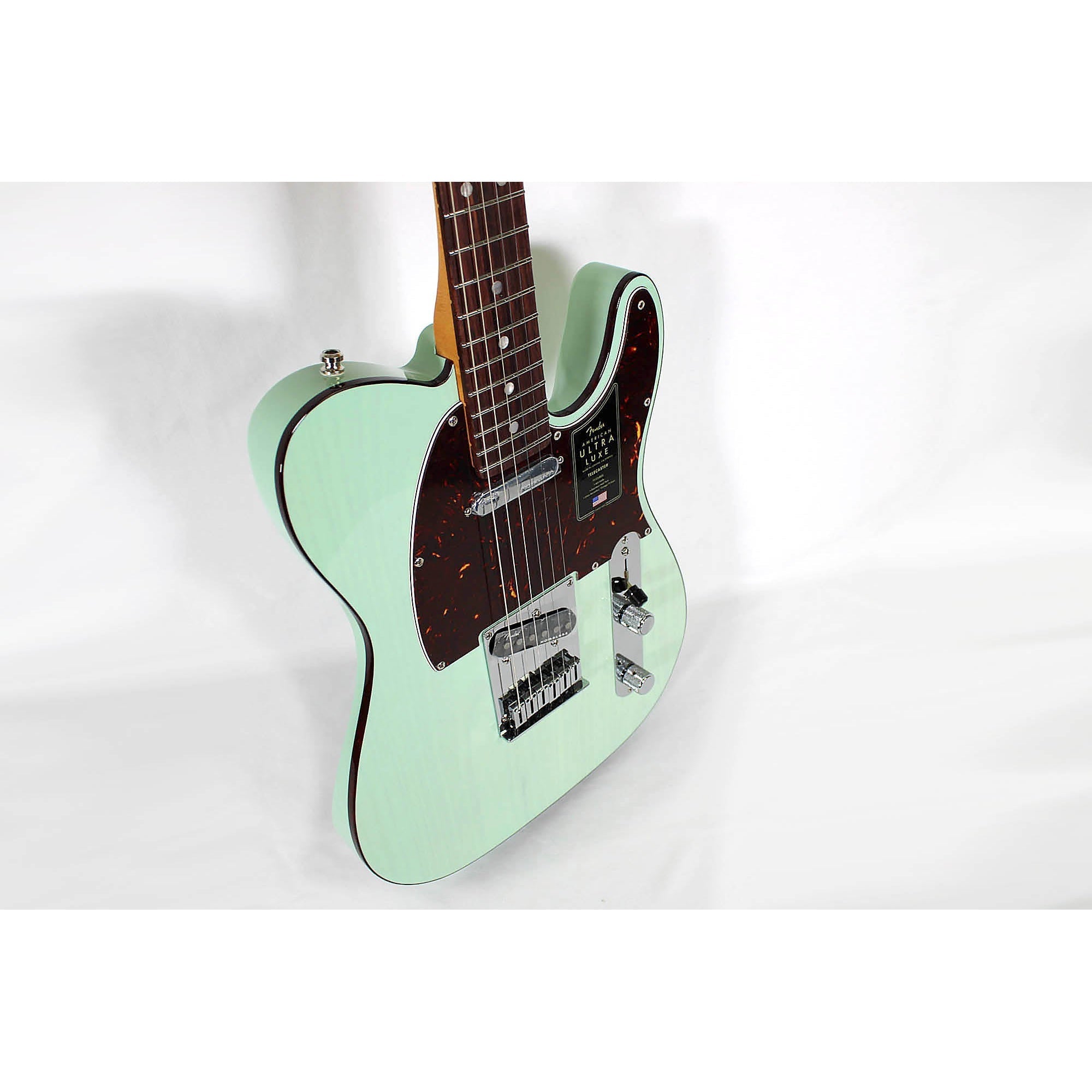 Fender American Ultra Luxe Telecaster - Transparent Surf Green