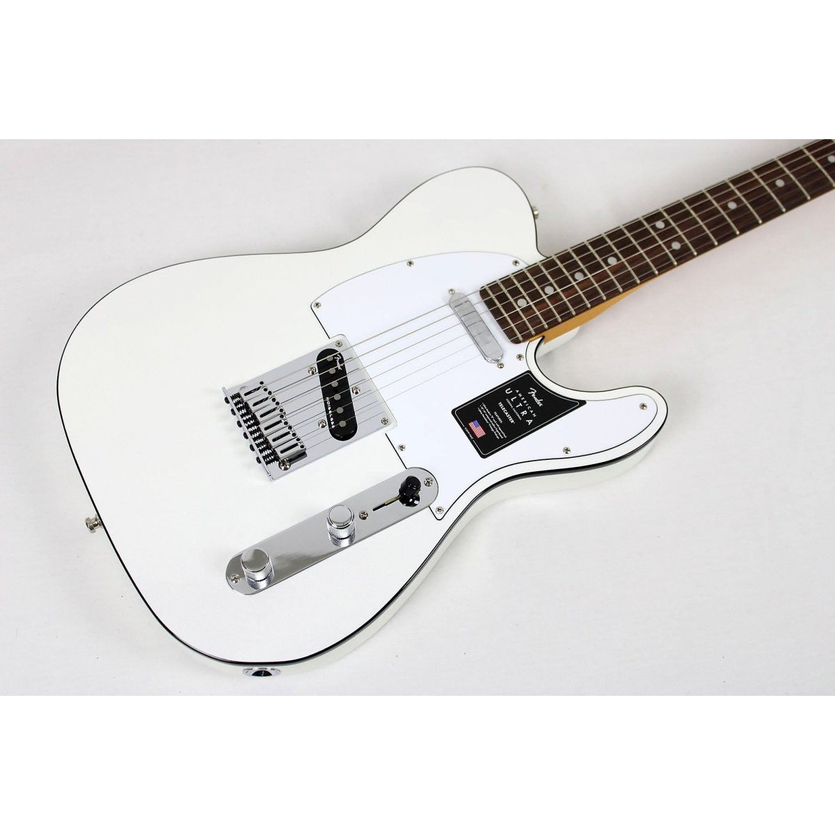 Fender American Ultra Telecaster - Arctic Pearl with Rosewood Fingerboard - Leitz Music-885978195305-0118030781
