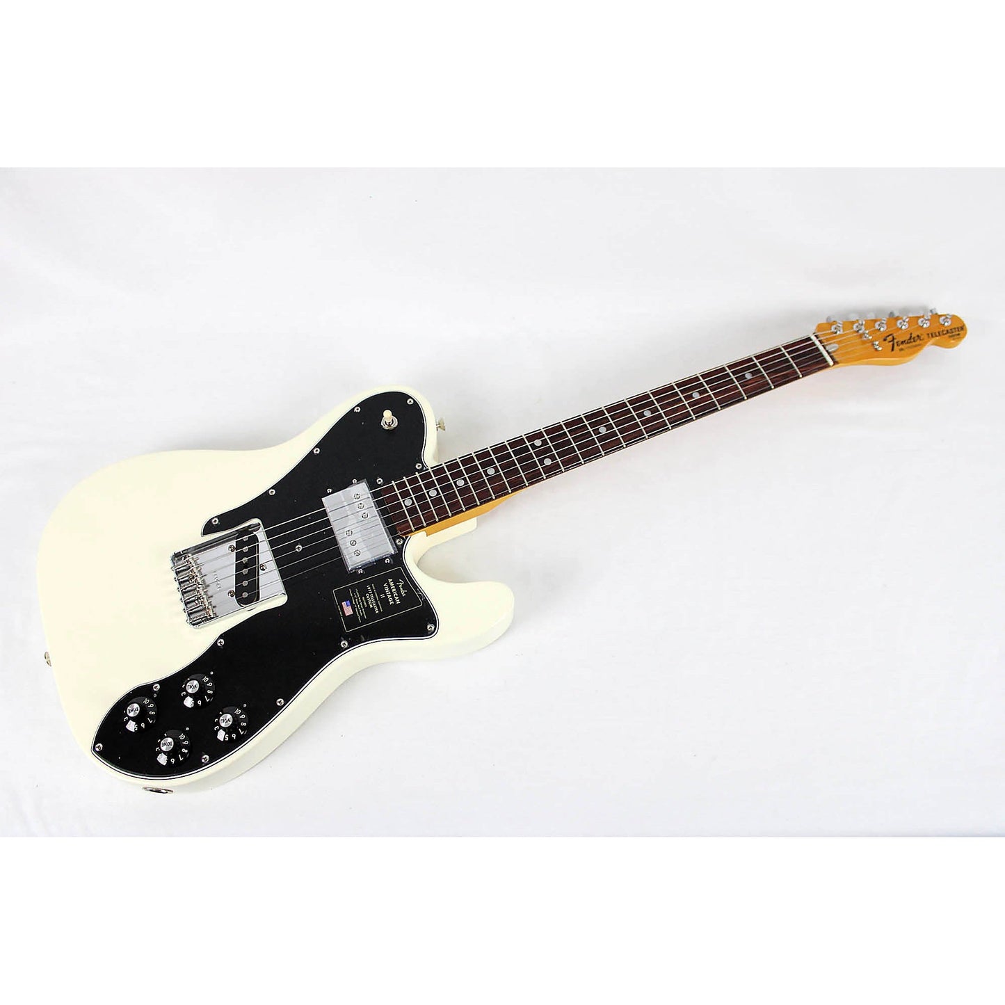 Fender American Vintage II 1977 Telecaster Custom - Olympic White - Leitz Music-717669590383-0110440805
