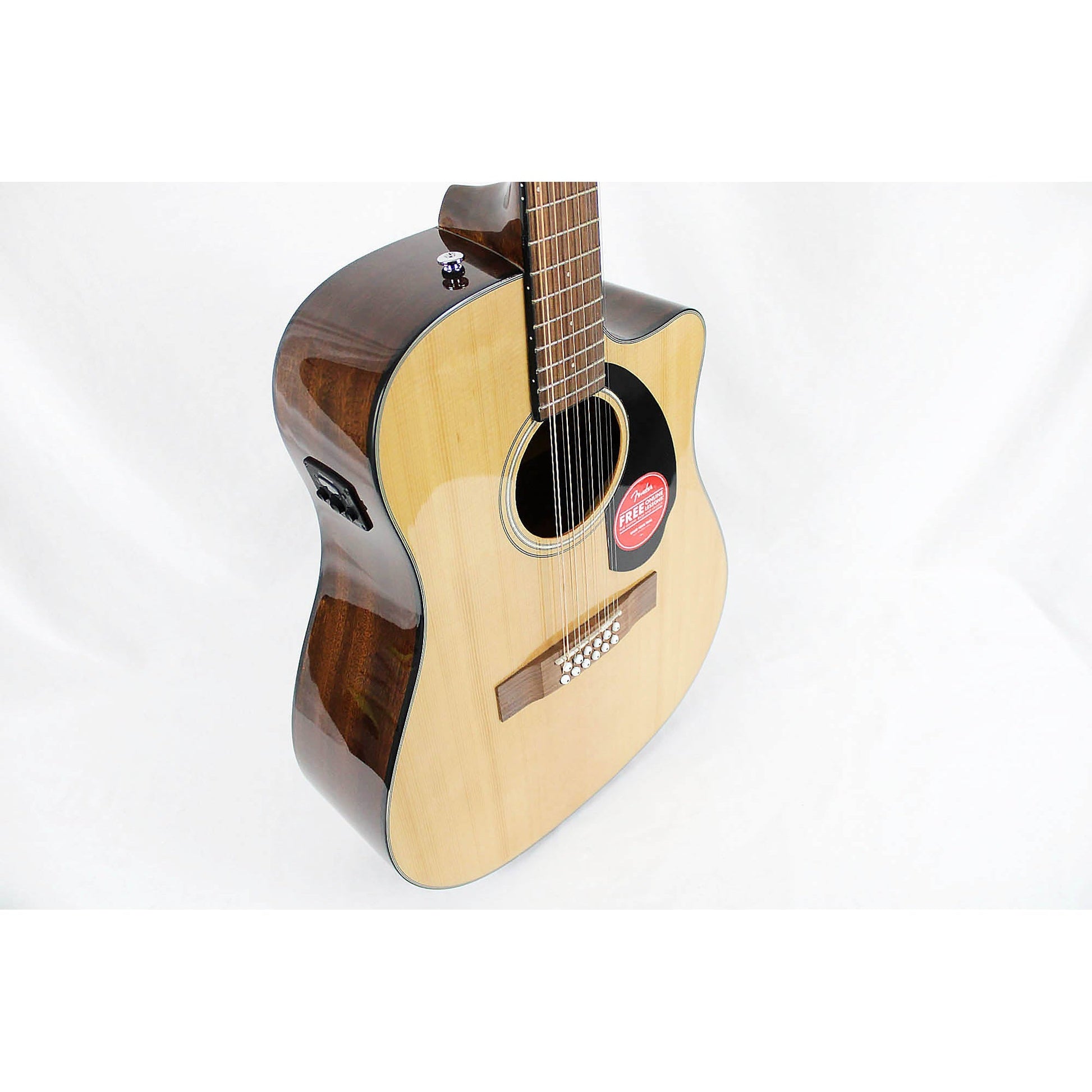 Fender CD-60SCE Dreadnought 12-String - Natural - Leitz Music-885978875528-0970193021