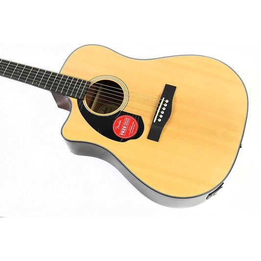 Fender CD-60SCE Left-Hand - Natural - Leitz Music-885978875689-0970118021