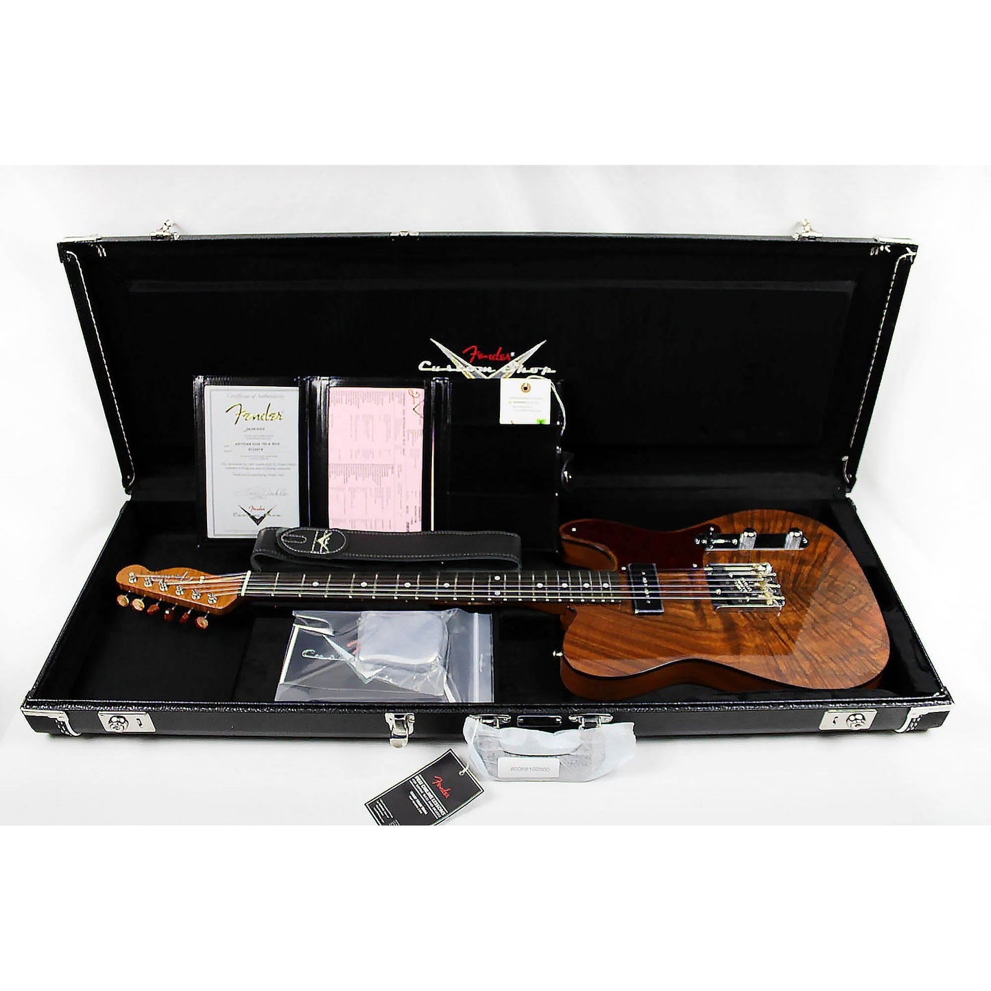 Fender Custom Shop Artisan Koa Telecaster - Natural - Leitz Music-885978499182-R124519