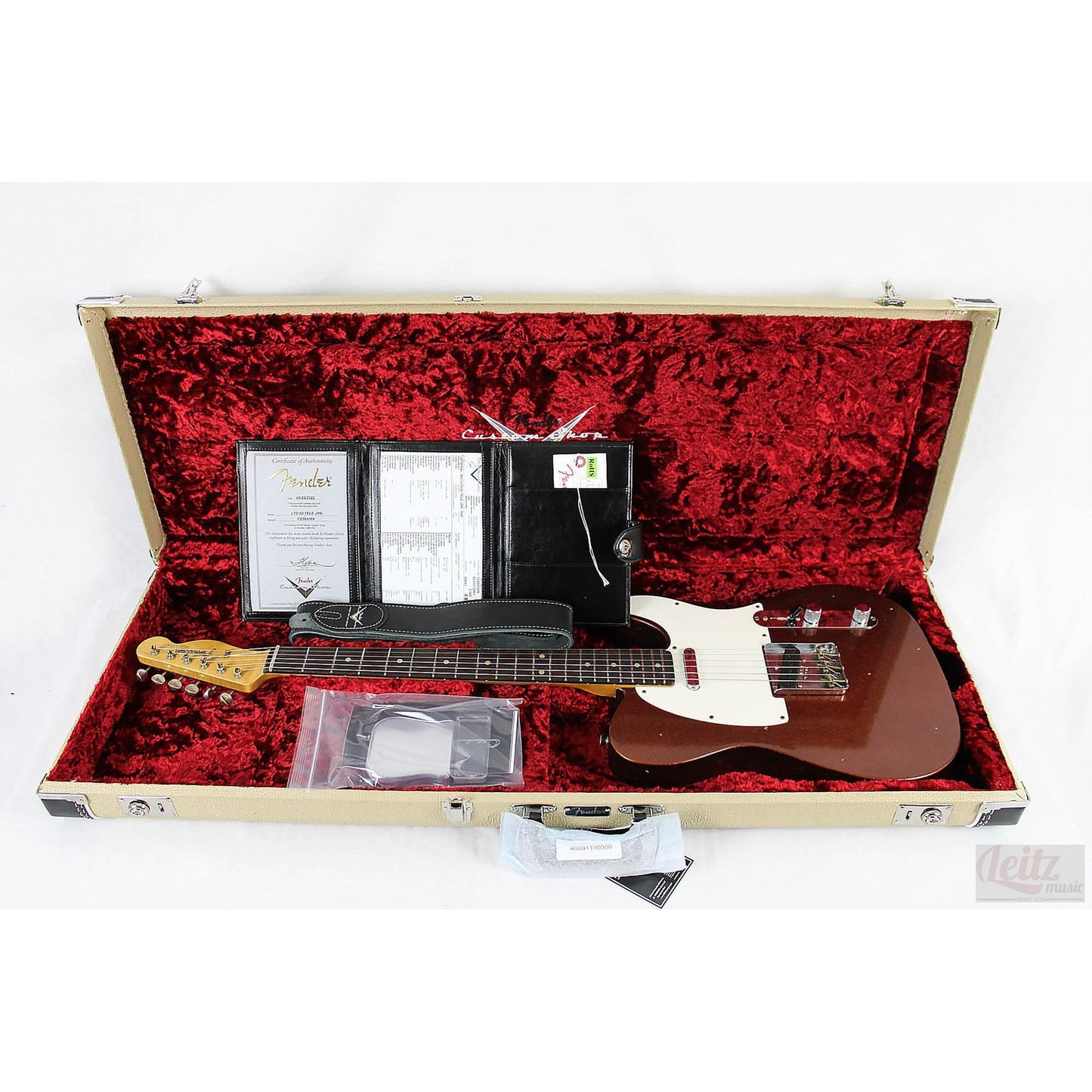 Fender Custom Shop Limited Edition 1960 Telecaster Journeyman Relic - Root Beer Flake - Leitz Music-885978878499-CZ562069