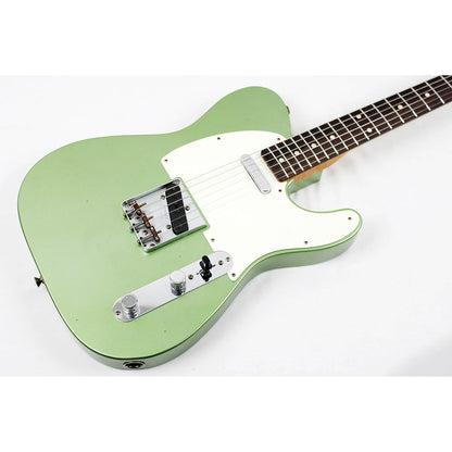 Fender Custom Shop Limited Edition 1960s Telecaster Journeyman Relic - Aged Sage Green Metallic - Leitz Music-885978878468-CZ568525