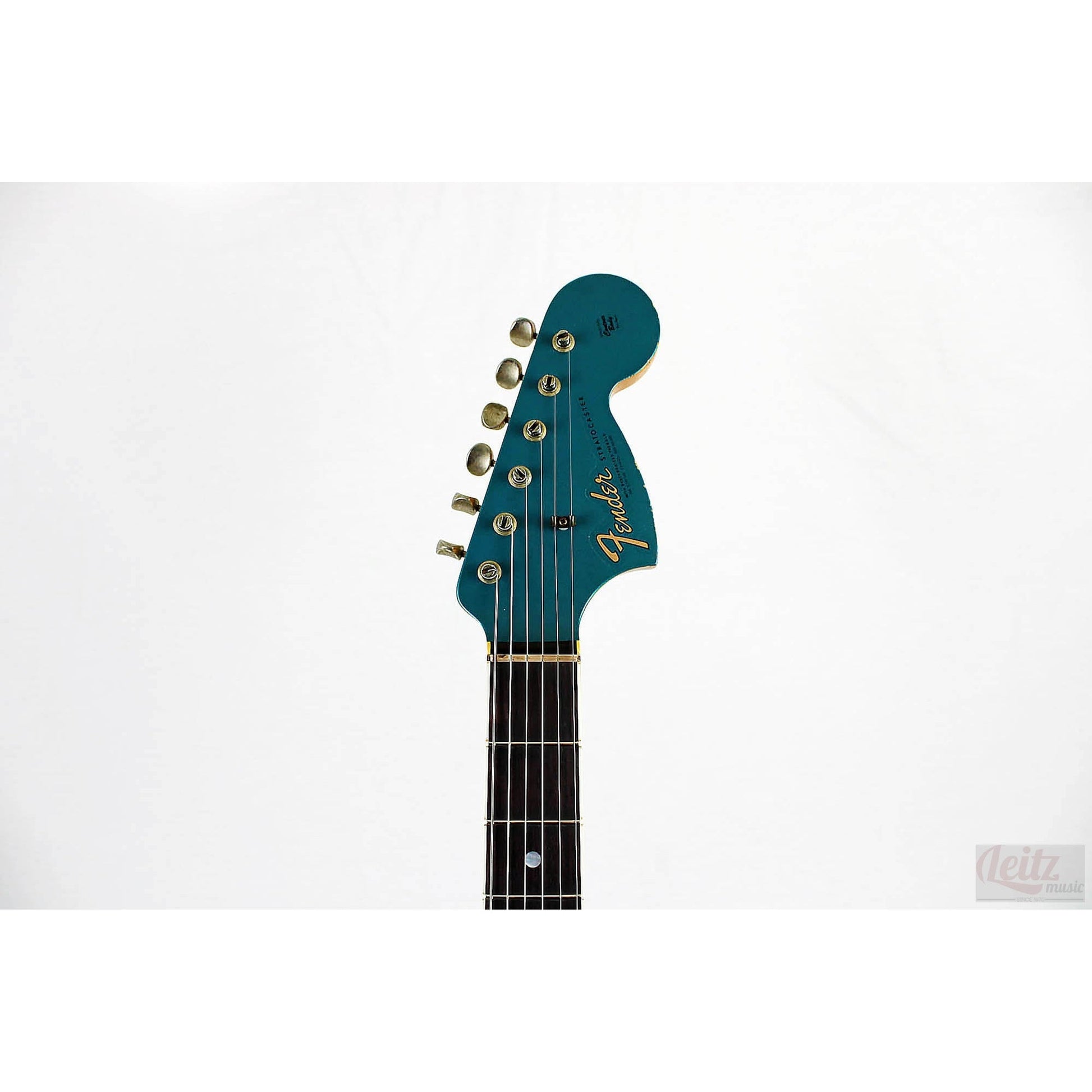 Fender Custom Shop Limited Edition 1967 Stratocaster Heavy Relic - Aged Ocean Turquoise over 3 Color Sunburst - Leitz Music