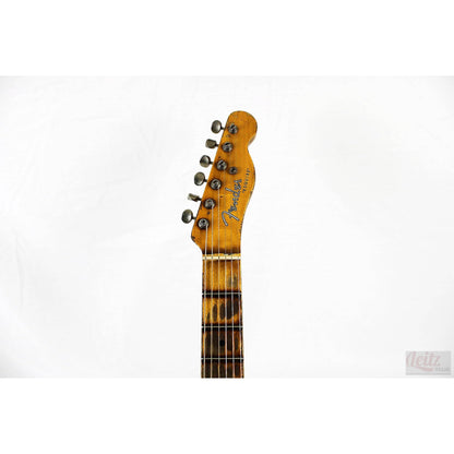 Fender Custom Shop Limited Edition 50s Pine Esquire Super Heavy Relic - Aged Nocaster Blonde - Leitz Music--R116803