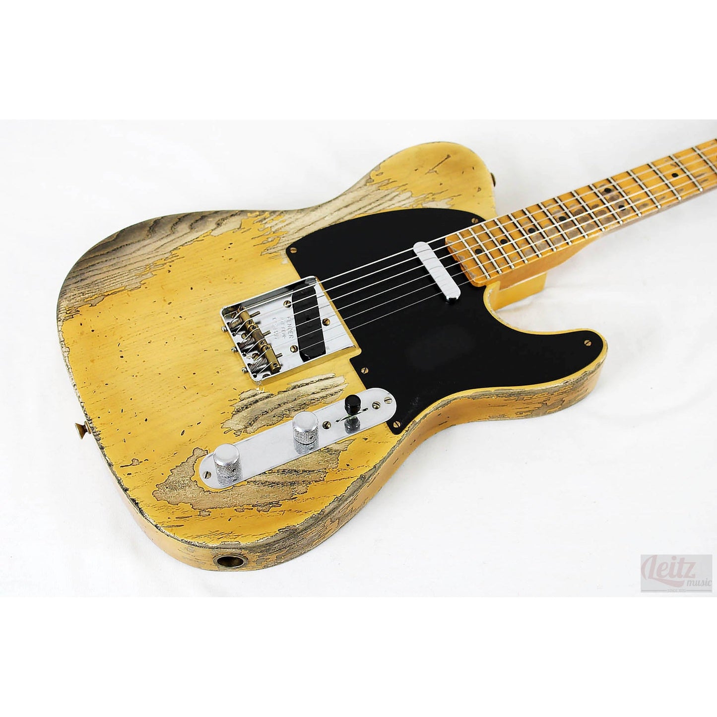 Fender Custom Shop Limited Edition 51 Telecaster Super Heavy Relic - Age Nocaster Blonde - Leitz Music--R124597