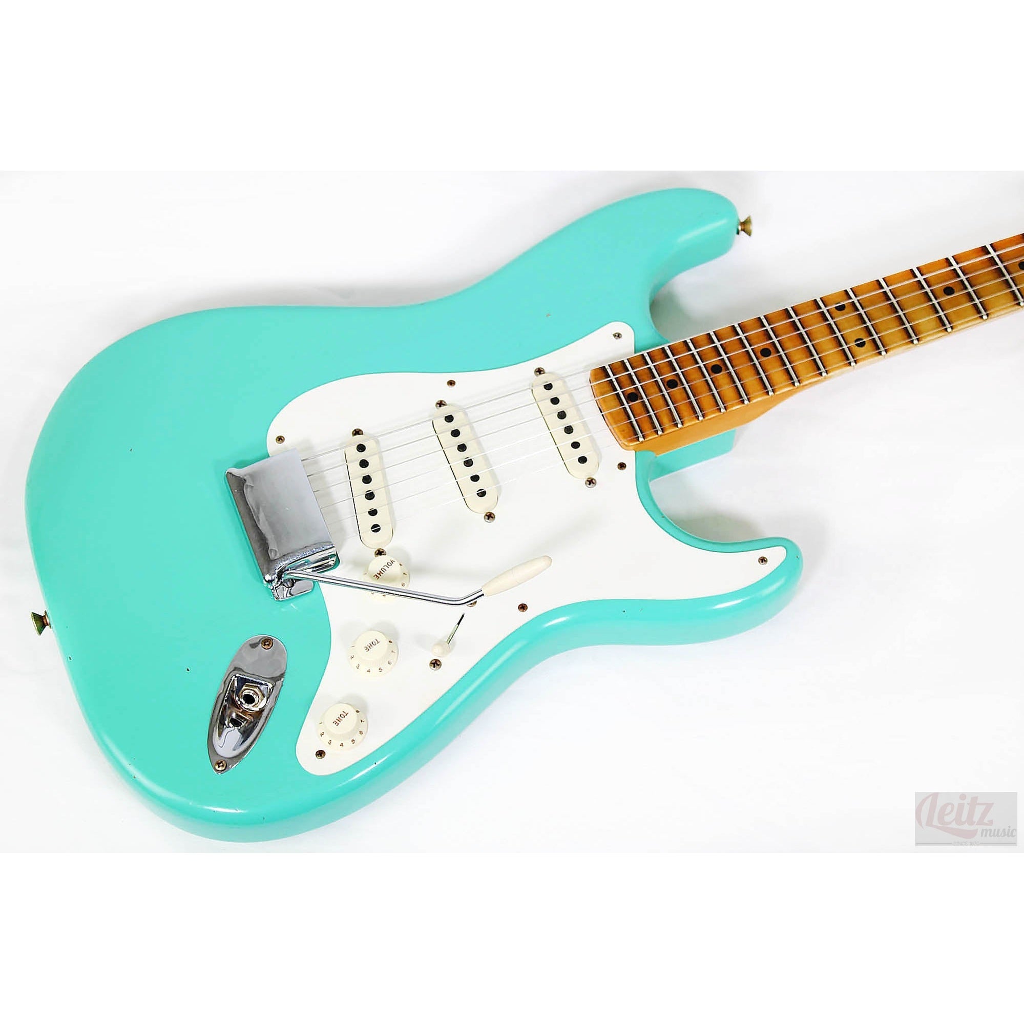 ☆SurfGreen Relic Multilayer Stratocaster - エレキギター