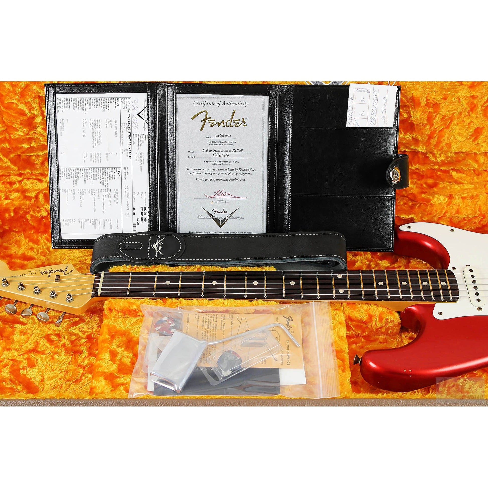 Fender Custom Shop Limited Edition 59 Stratocaster Relic - Faded Aged Candy Apple Red - Leitz Music--CZ556469