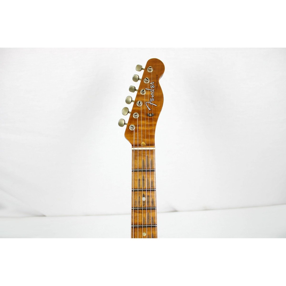 Fender Custom Shop Limited Edition P-90 Thinline Telecaster Relic - Black Top - Leitz Music--CZ571320