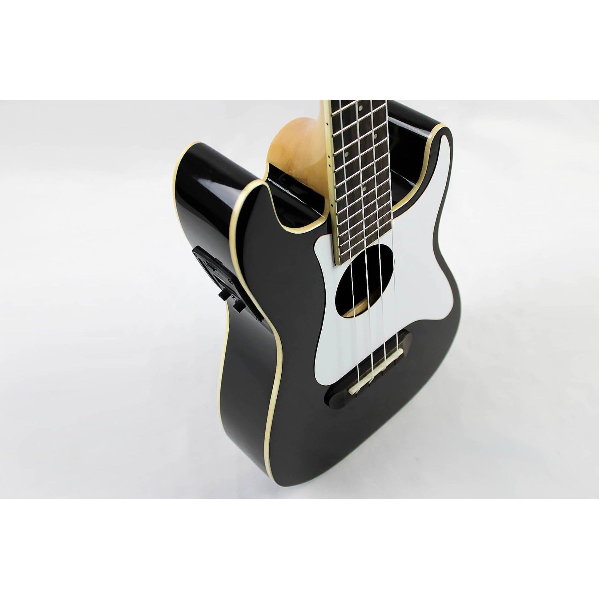 Fender Fullerton Strat Uke - Black - Leitz Music-885978381814-0971653106