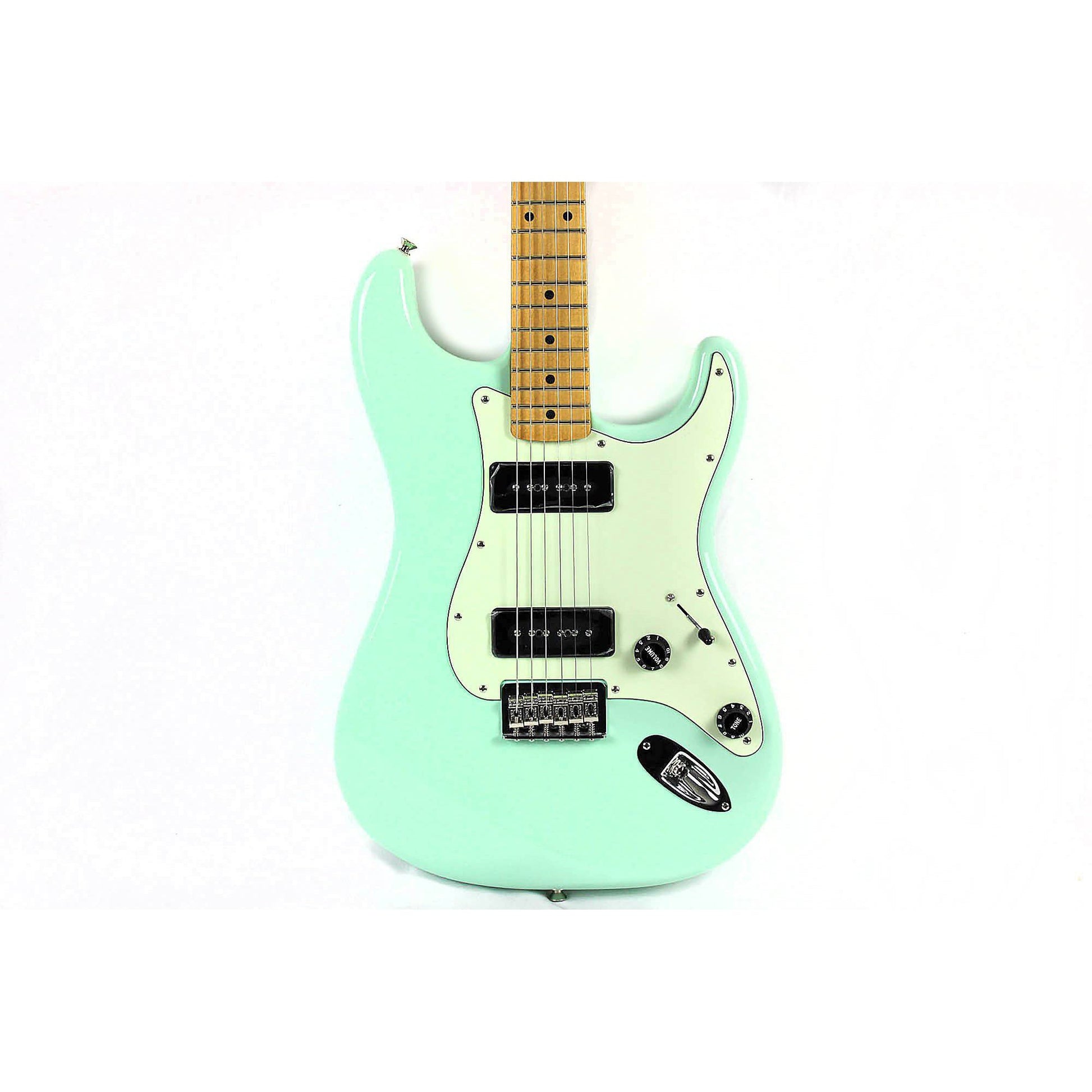 Fender Noventa Stratocaster - Surf Green with Maple Fingerboard with Gig Bag - Leitz Music-885978684472-0140922357