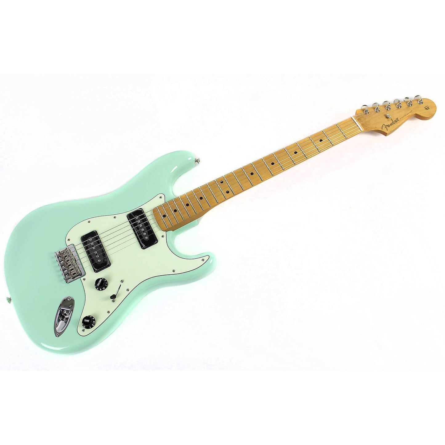 Fender Noventa Stratocaster - Surf Green with Maple Fingerboard with Gig Bag - Leitz Music-885978684472-0140922357