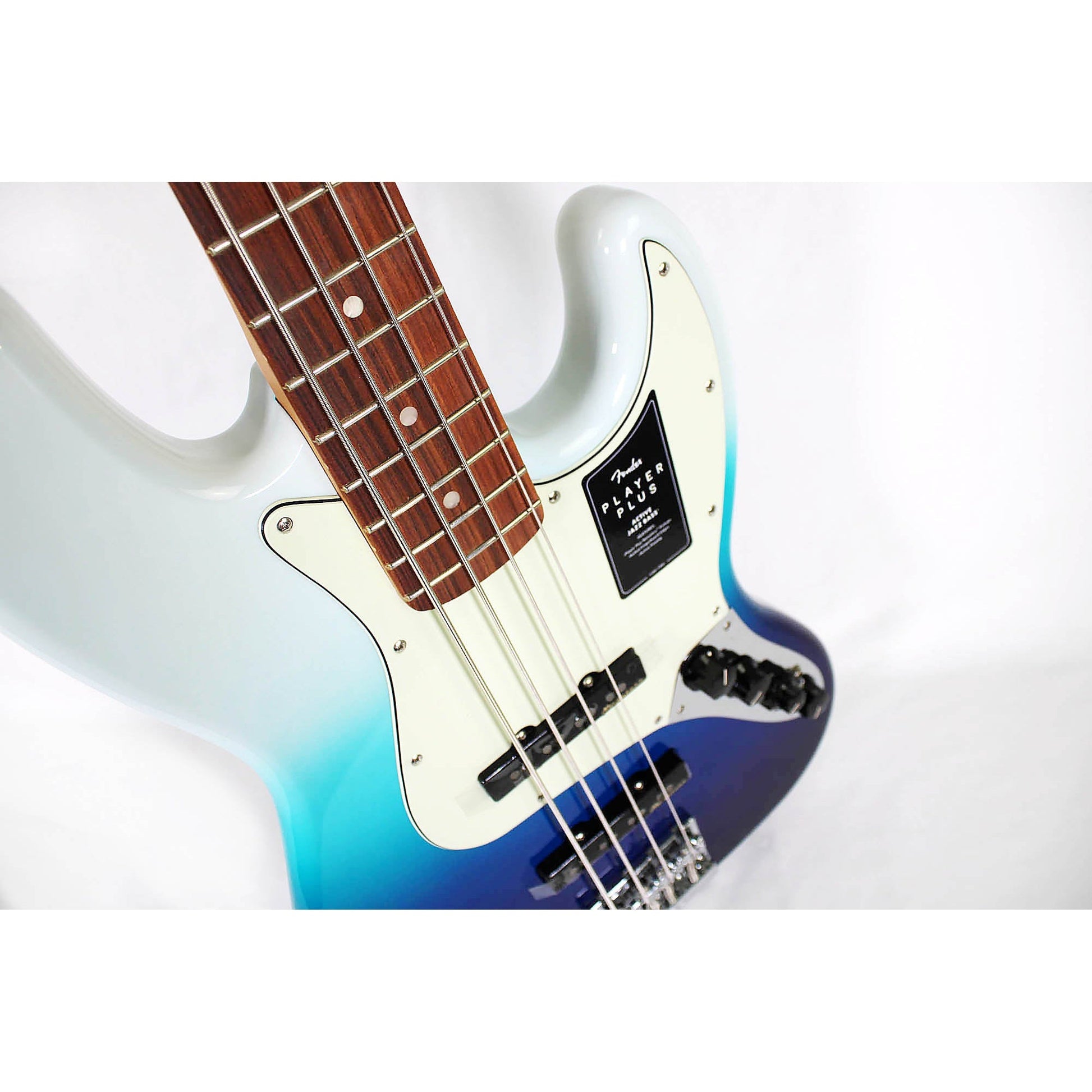 Fender Player Plus Active Jazz Bass - Belair Blue with Pau Ferro Fingerboard - Leitz Music-885978742721-0147373330