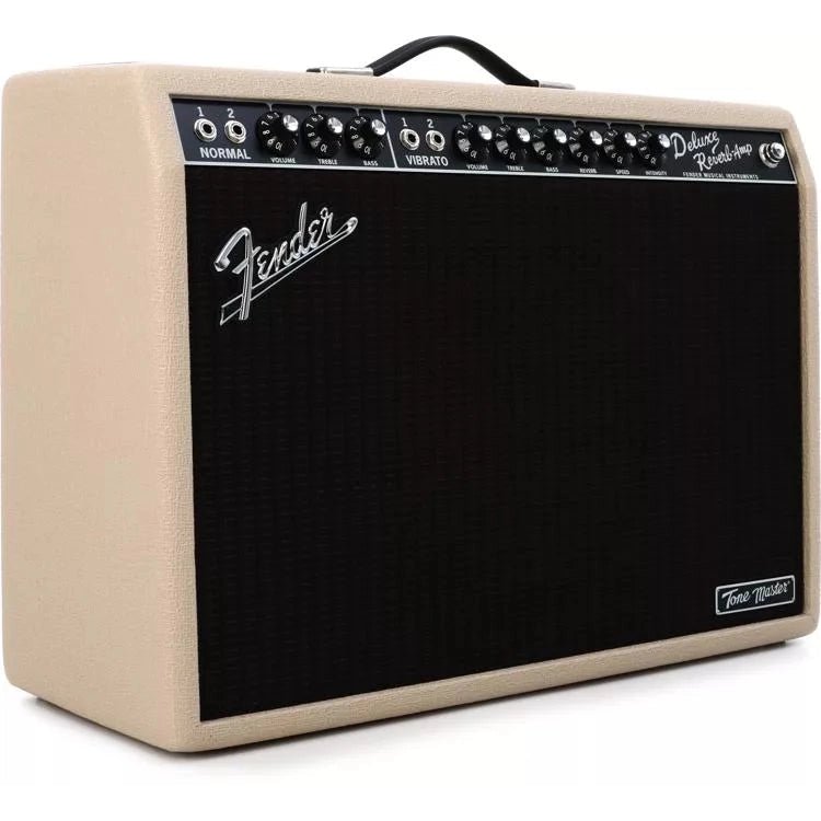 Fender Tone Master Deluxe Reverb 1x12" 100-watt Combo Amp - Blonde - Leitz Music-885978582686-2274100982
