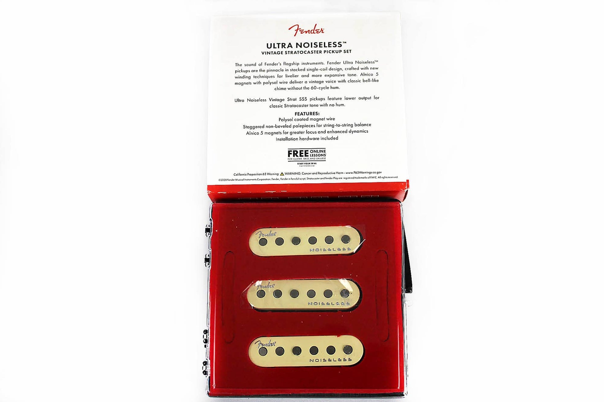Fender Ultra Noiseless Vintage Stratocaster Pickup Set - Leitz Music-885978550494-0992290000