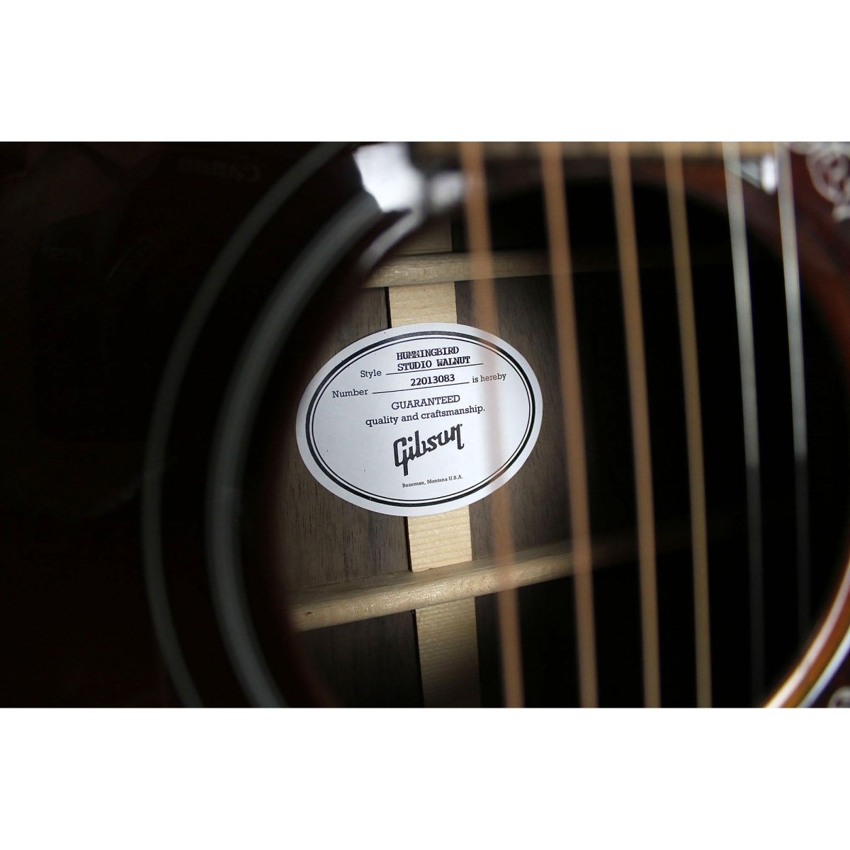 Gibson Acoustic Hummingbird Studio Walnut - Walnut Burst