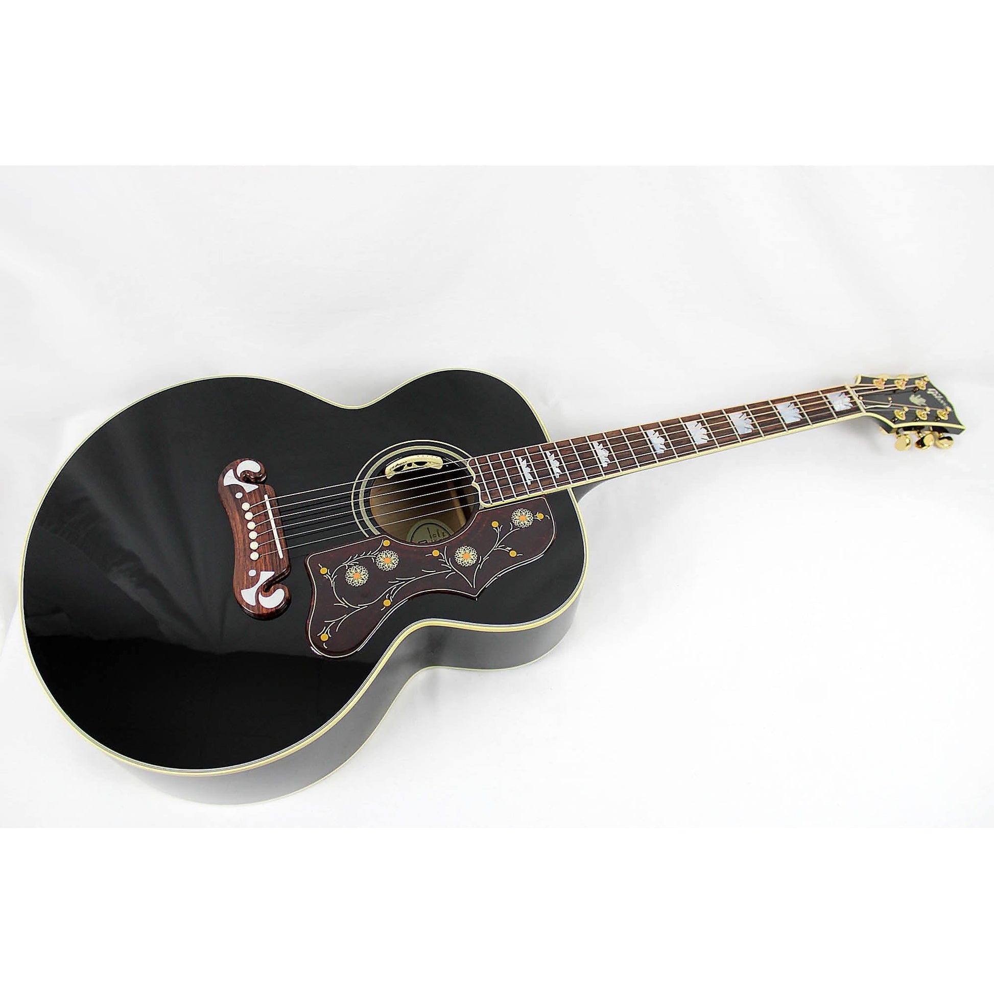 Gibson Acoustic SJ-200 Standard - Ebony | Leitz Music Exclusive - Leitz Music-711106056630-DTCJB20EB
