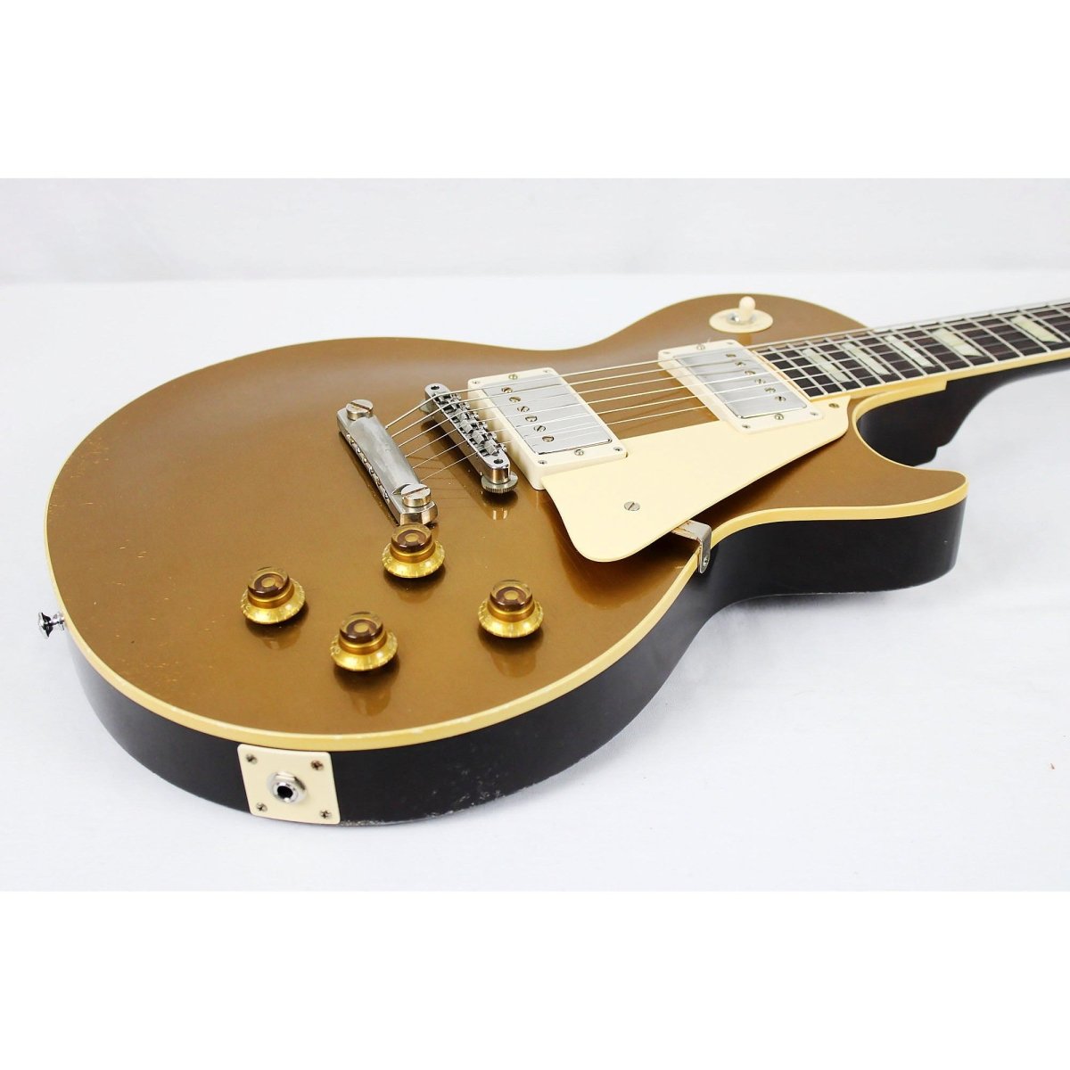 Gibson Custom 1957 Les Paul Goldtop Darkback Reissue - Murphy Lab Light Aged Double Gold - Leitz Music--LPR57LADBDGNH1
