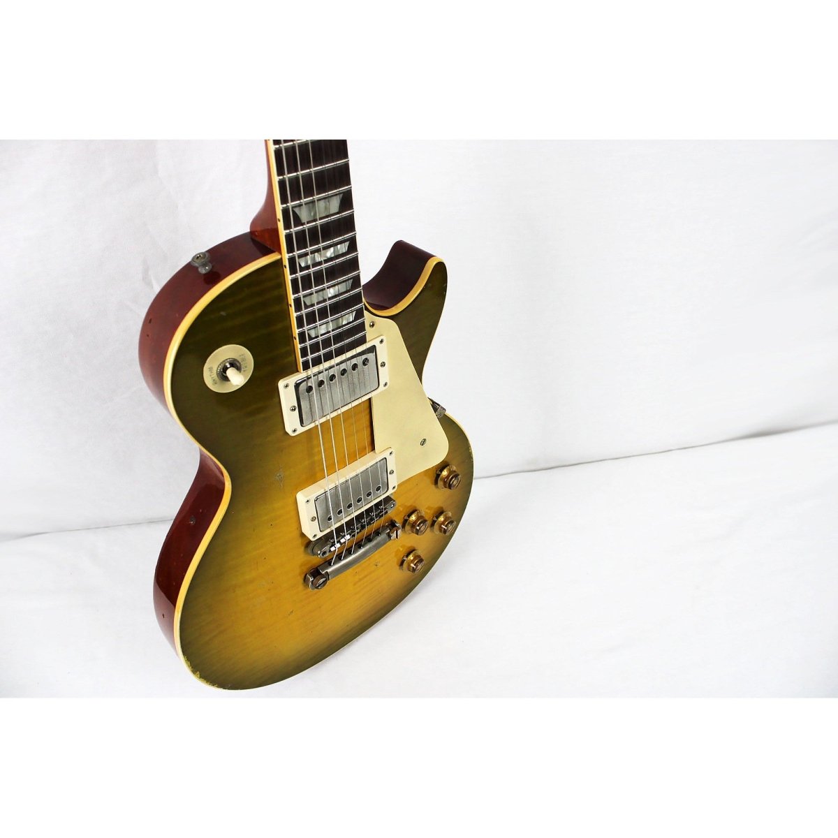 Gibson Custom 1959 Les Paul Standard Reissue - Murphy Lab Heavy Aged Green Lemon Fade - Leitz Music-711106050393-LPR59HAGLFNH1