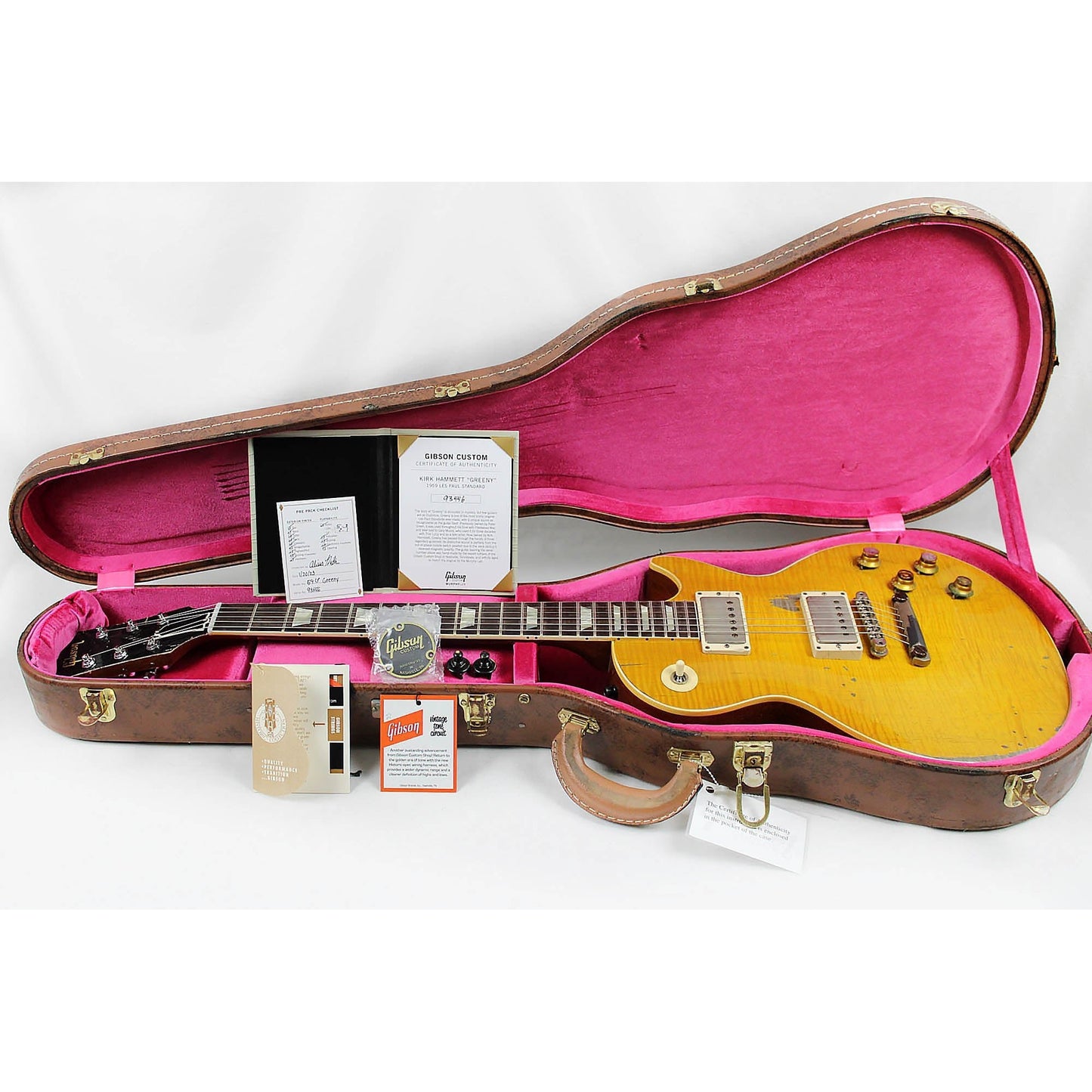 Gibson Custom Collector's Edition Kirk Hammett "Greeny" 1959 Les Paul Standard - Greeny Burst - Leitz Music-711106115993-LPR59GRNYMLNH1