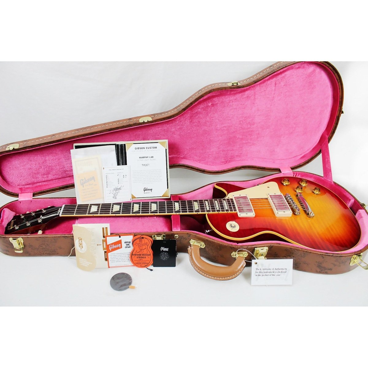 Gibson Custom Shop 1959 Les Paul Standard Reissue - Murphy Lab Ultra Light Aged Factory Burst - Leitz Music--94801