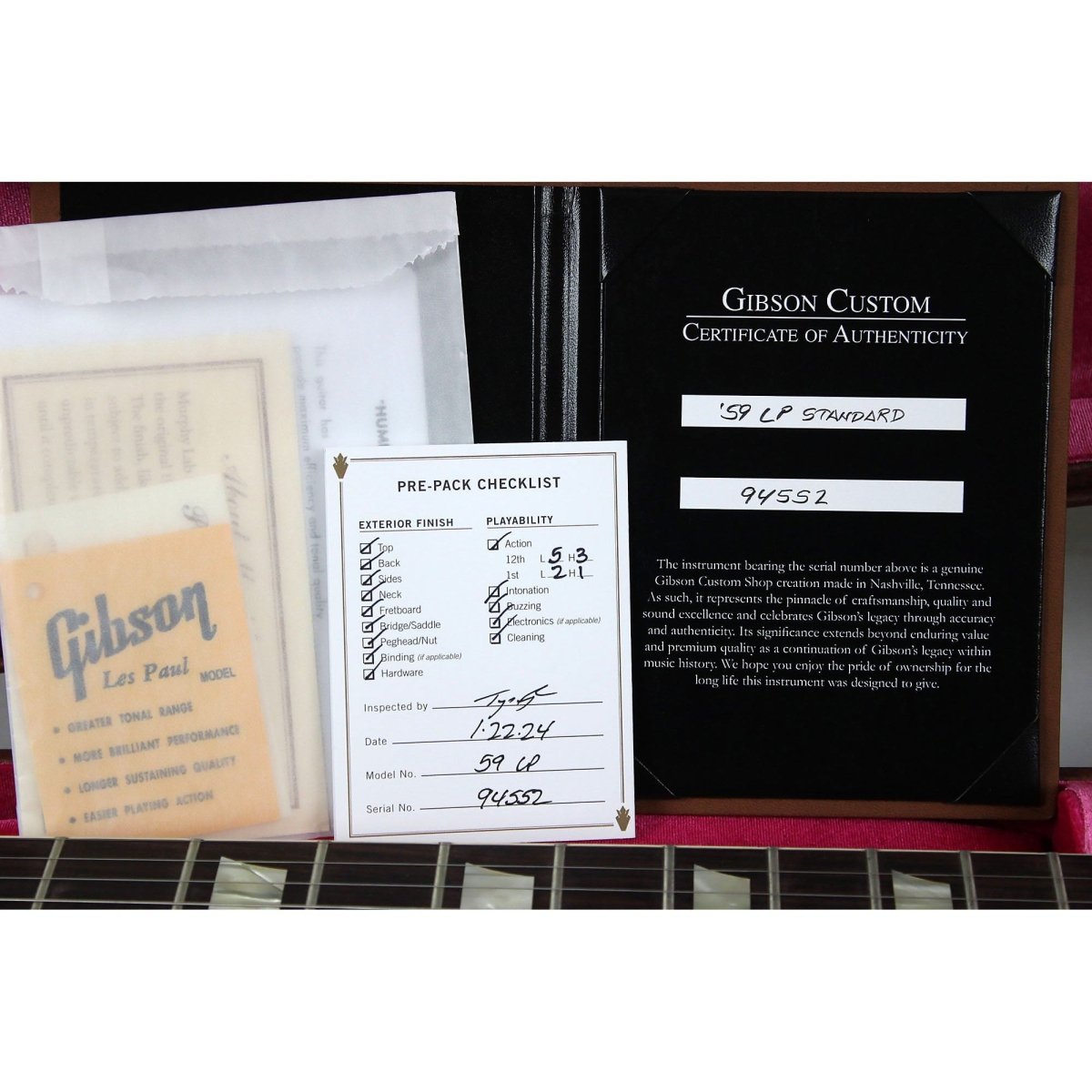 Gibson Custom Shop 1959 Les Paul Standard Reissue VOS - Iced Tea Burst - Leitz Music--LPR59VOITNH1