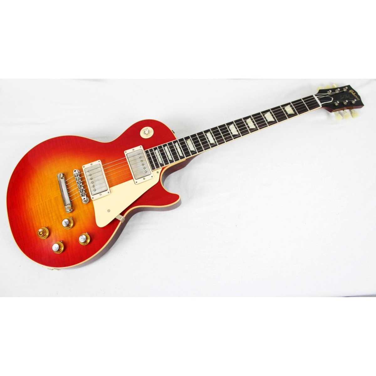 Gibson Custom Shop 1960 Les Paul Standard Reissue - Murphy Lab Ultra Light Aged Wide Tomato Burst - Leitz Music-711106050539-LPR60ULWTBNH1