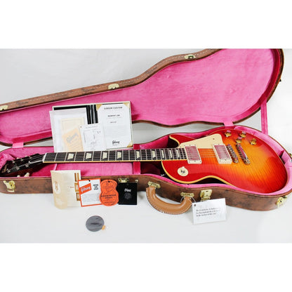 Gibson Custom Shop 1960 Les Paul Standard Reissue - Murphy Lab Ultra Light Aged Wide Tomato Burst - Leitz Music-711106050539-LPR60ULWTBNH1