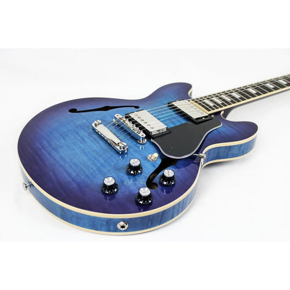 Gibson ES-339 Figured Semi-Hollowbody Electric Guitar - Blueberry Burst - Leitz Music-711106025520-ES39F00B9NH1
