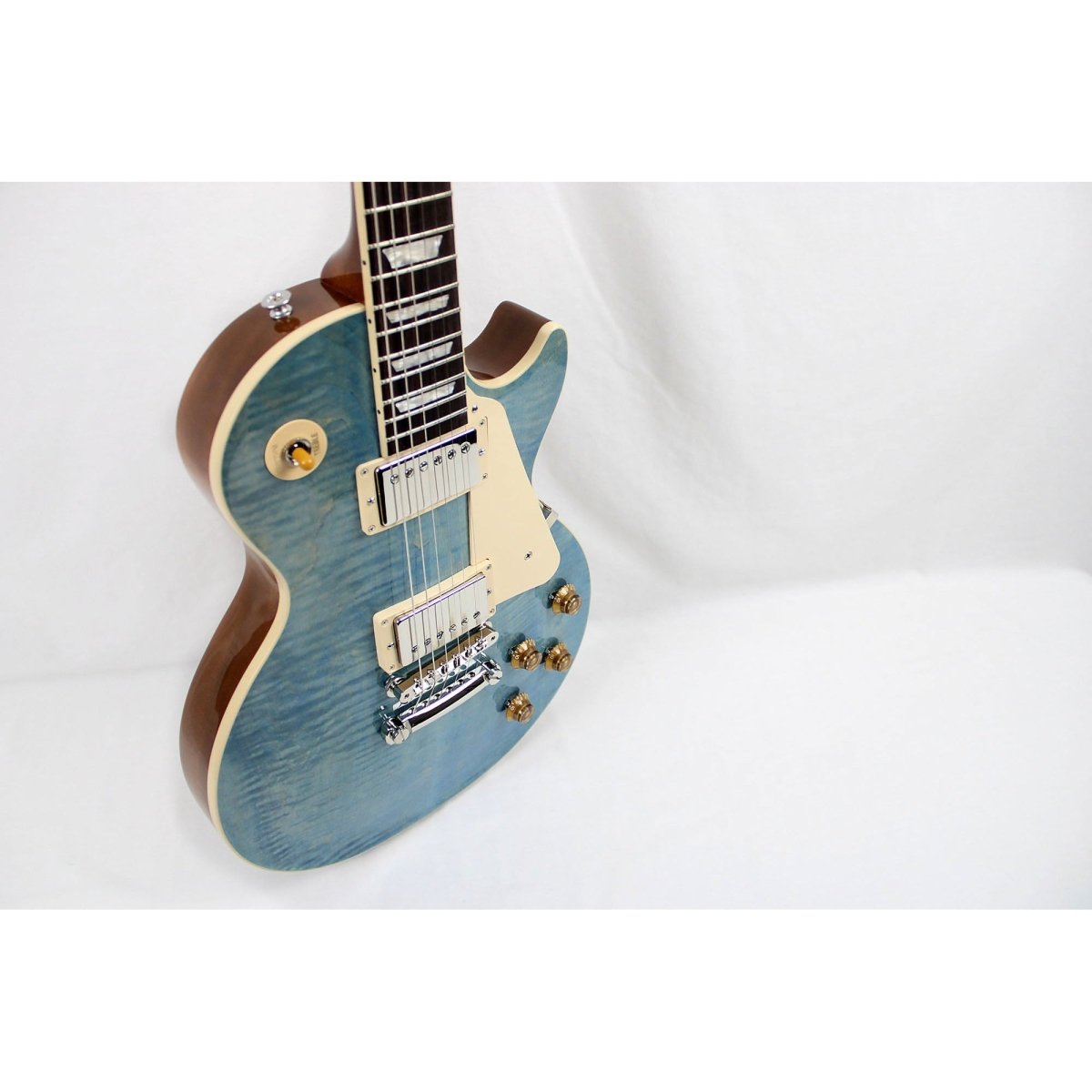 Gibson Les Paul Standard '50s Figured Top - Ocean Blue - Leitz Music--LPS500OBNH1