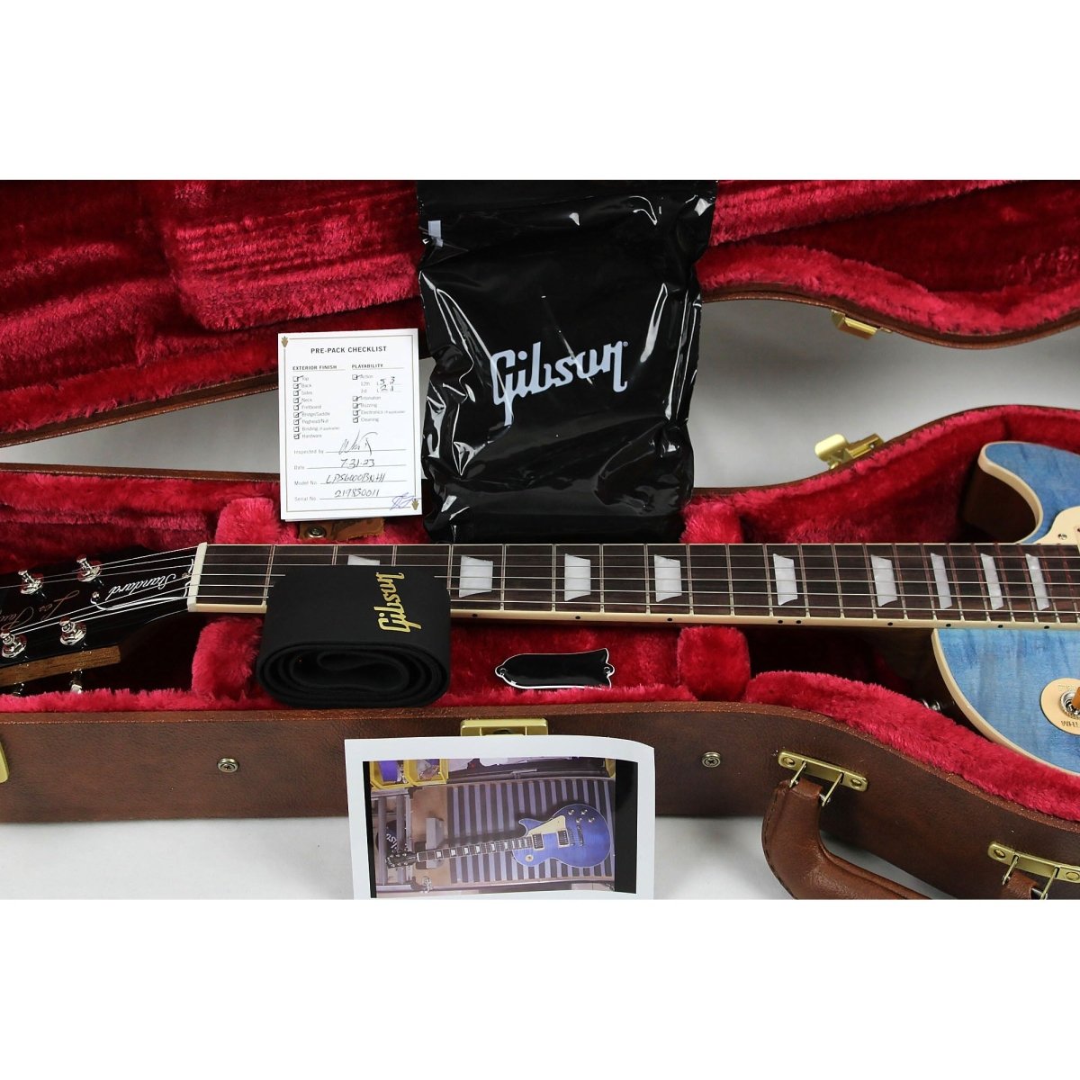 Gibson Les Paul Standard '60s Figured Top - Ocean Blue - Leitz Music-711106139135-LPS600OBNH1