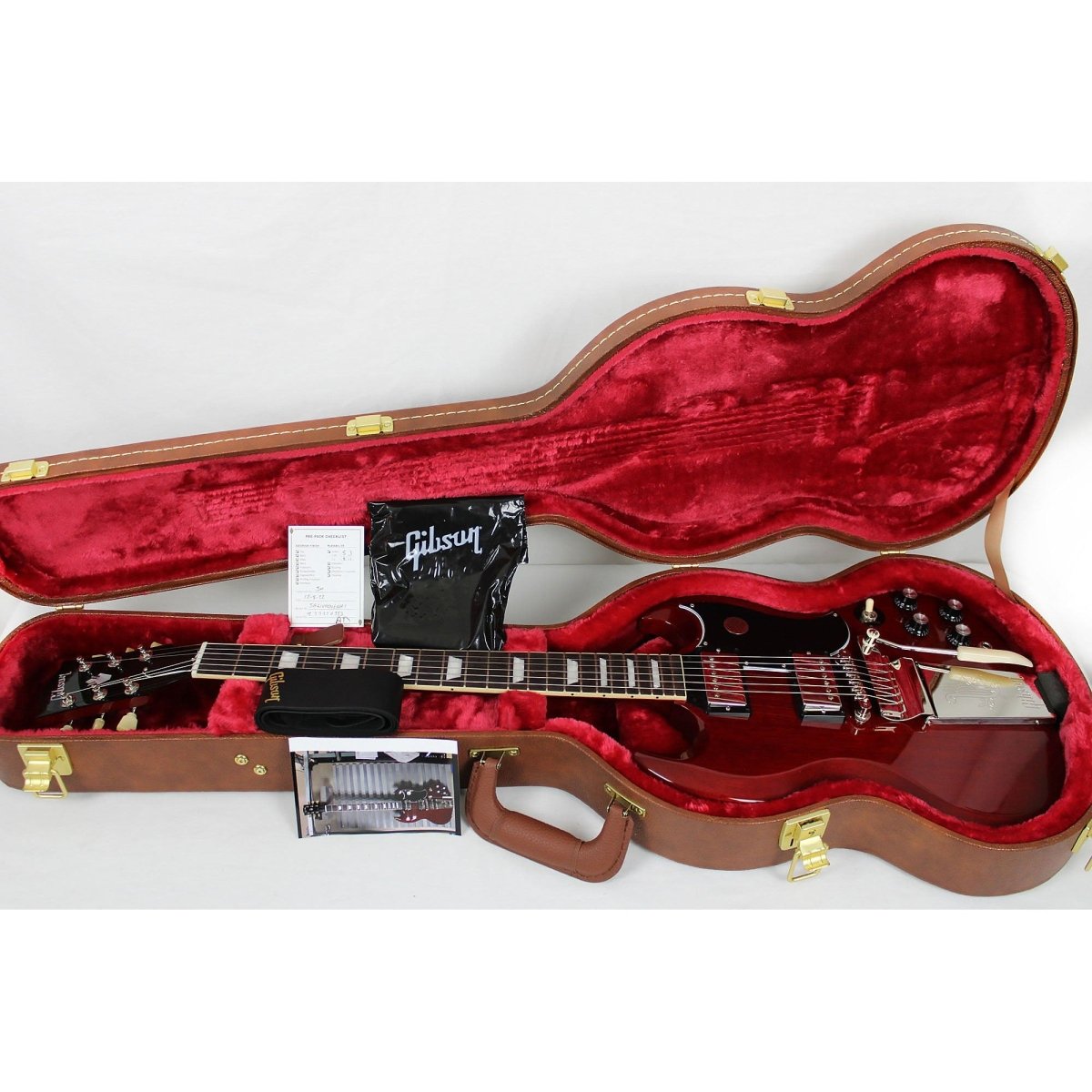 Gibson SG Standard '61 Maestro Vibrola - Vintage Cherry - Leitz Music-711106035659-SG61V00VENH1