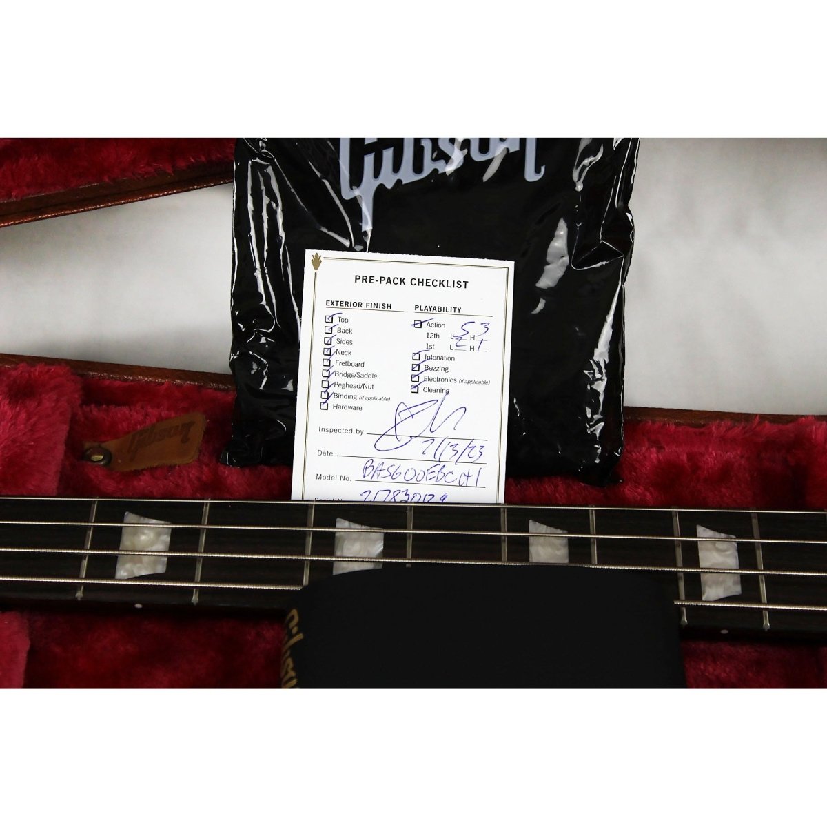 Gibson SG Standard Bass - Ebony - Leitz Music--BASG00EBCH1