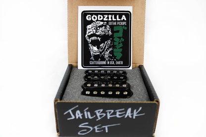 Godzilla Jailbreak Humbucker Pickup Set Black - Leitz Music--JAILBREAK