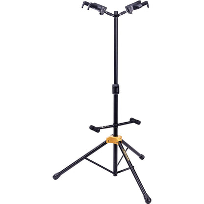 Hercules Stands GS422B PLUS Dual Guitar Stand with Auto Grip System and Foldable Yoke - Leitz Music-635464420967-GS422BPLUS