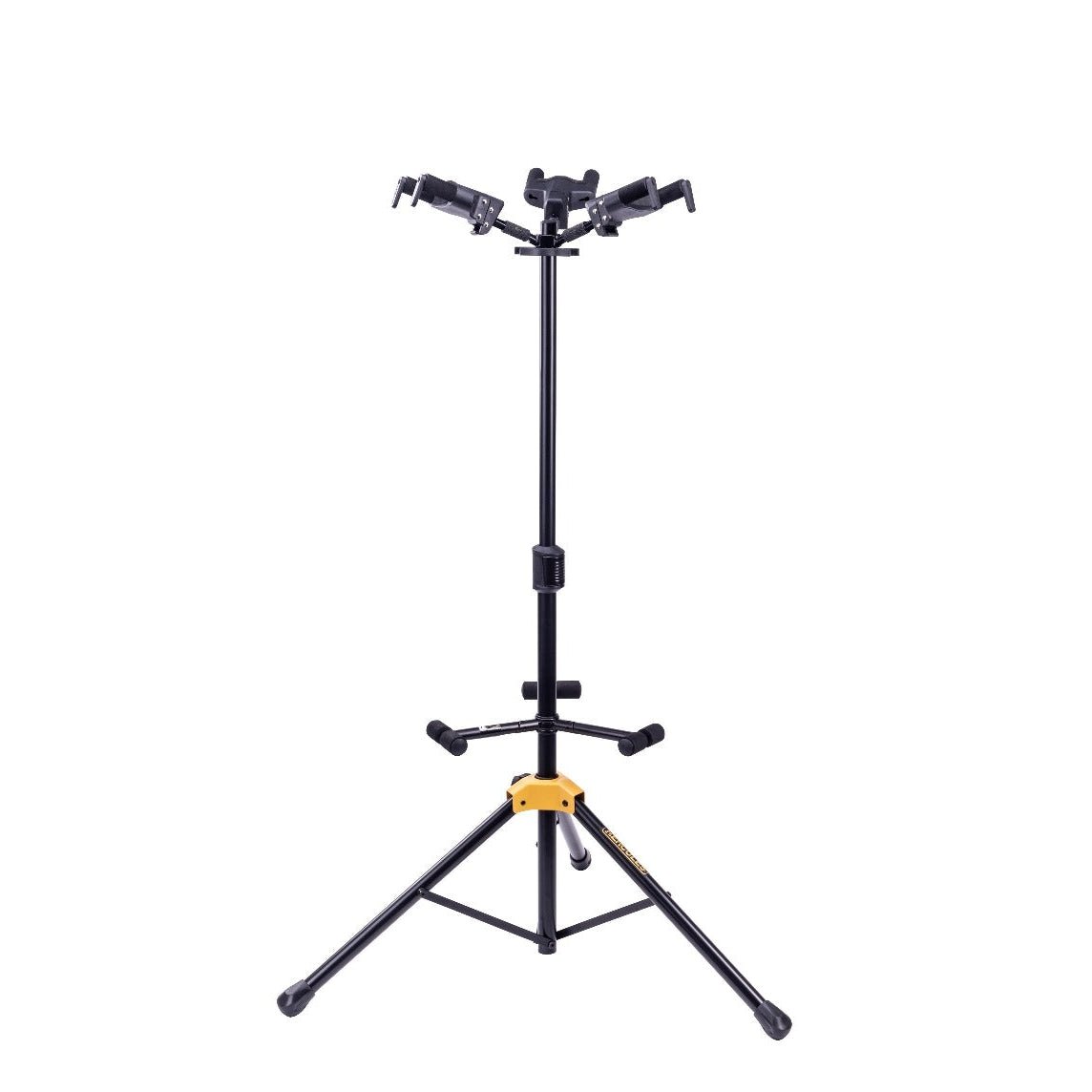 Hercules Stands GS432B PLUS Tri Guitar Stand with Auto Grip System and Foldable Yoke - Leitz Music-635464420981-GS432BPLUS