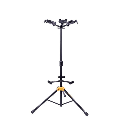 Hercules Stands GS432B PLUS Tri Guitar Stand with Auto Grip System and Foldable Yoke - Leitz Music-635464420981-GS432BPLUS