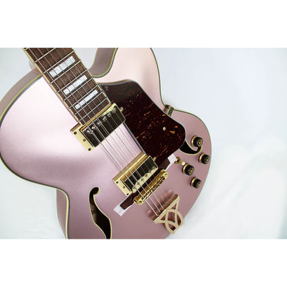Ibanez Artcore AF75G Hollowbody Electric Guitar - Rose Gold Metallic Flat - Leitz Music-4549763229403-PW20120621
