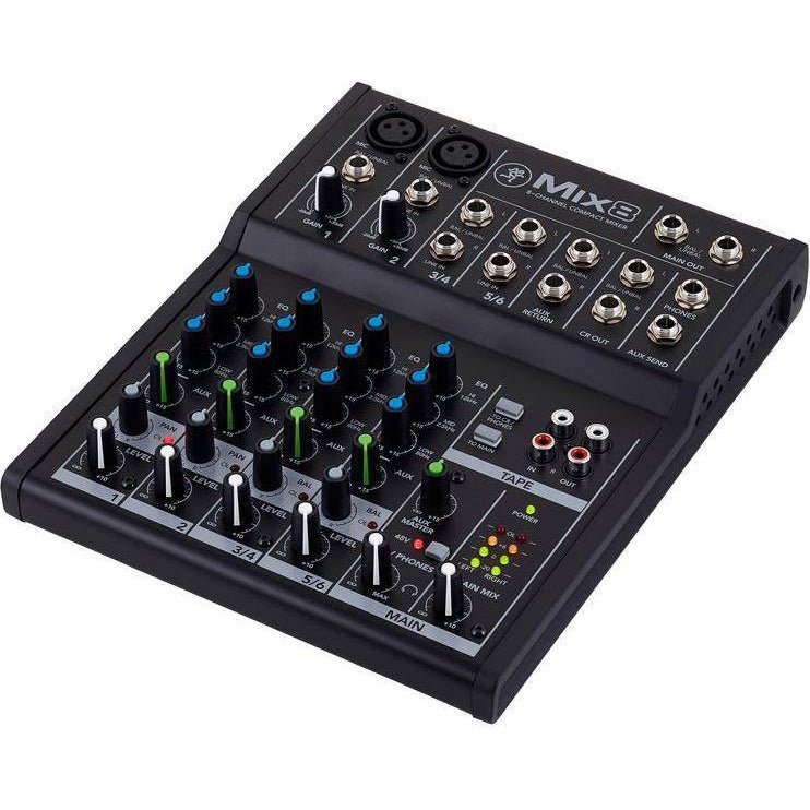 Mackie Mix8 8-channel Compact Mixer - Leitz Music-993248254536-MIX8