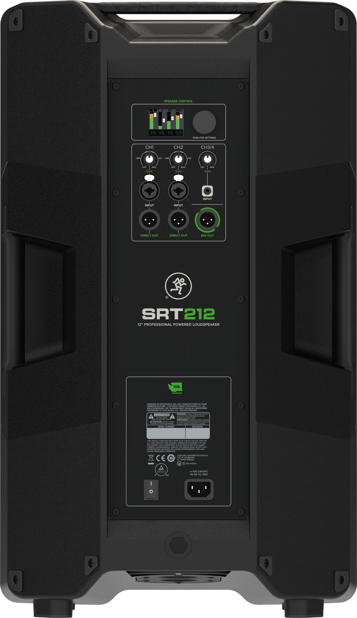 Mackie SRT212 12-inch 1600-watt Professional Powered Loudspeaker - Leitz Music-996277330721-SRT212