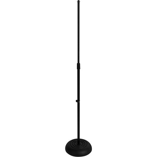 On-Stage MS7201B Round Base Microphone Stand - Leitz Music-659814720309-ms7201b