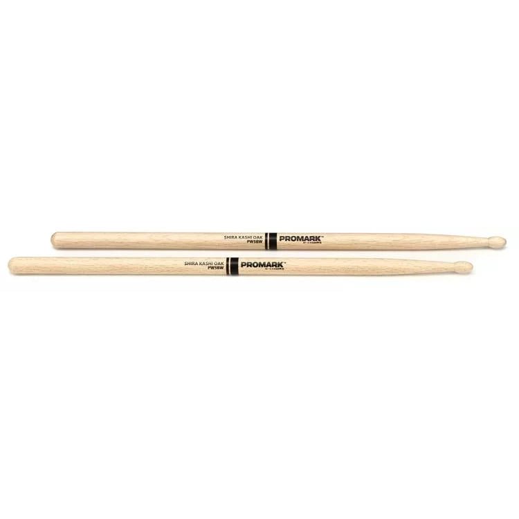 Promark Classic Attack Drumsticks - Shira Kashi Oak - 5B - Wood Tip - Leitz Music-695976341303-PW5bW