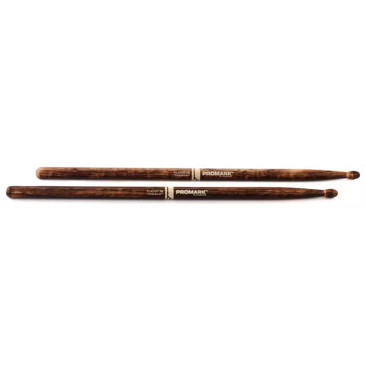 Promark Classic Forward Drumsticks - FireGrain - 5B - Leitz Music-818263872667-tx5bwfg