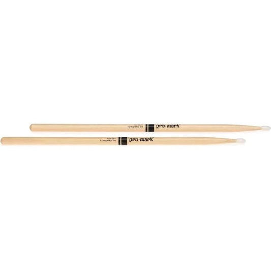 Promark Classic Forward Drumsticks - Hickory - 7A - Nylon Tip - Leitz Music-818263607610-tx7an