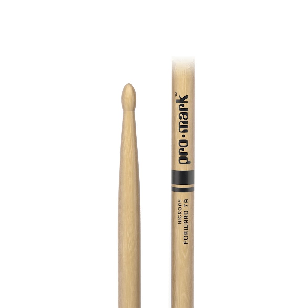 Promark Classic Forward Drumsticks - Hickory - 7A - Wood Tip - Leitz Music-695976358479-tx7aw